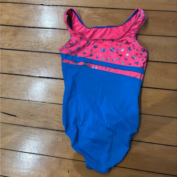 GK Kids Leotard - Pink and Blue - Picture 5 of 6